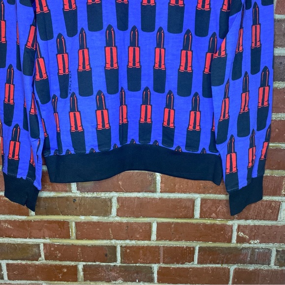 KTZ Kokon to Zai Lipstick Print Sweatshirt Size S - Picture 6 of 10